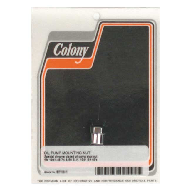 Colony oil pump nut, early style Oil Pumps Mount Kits Colony