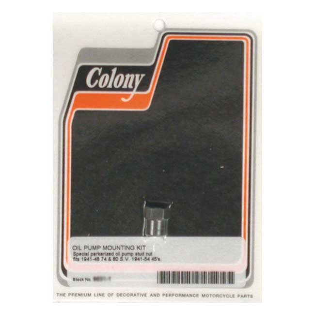 Colony oil pump nut, early style Oil Pumps Mount Kits Colony