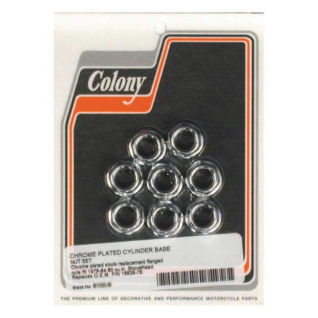Colony cyl base nut kit Cylinders/Heads Mount Kits Colony