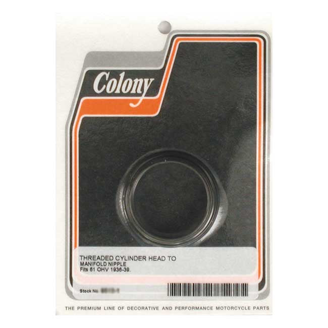 Colony, manifold inlet nipple Manifold Parts/Gaskets Colony