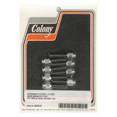 Colony, tappet block mount kit. Cap style, chrome Tappet Block Mount Kits Colony
