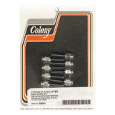 Colony, tappet block mount kit. Cap style, chrome Tappet Block Mount Kits Colony