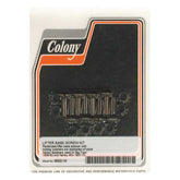 Colony, tappet block mount kit. OEM style, black Tappet Block Mount Kits Colony
