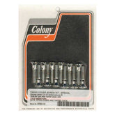 Colony cam cover mount kit, OEM style. Chrome Cam Covers Mount Kits Colony