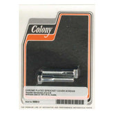 Colony, sprocket cover mount kit. Chrome Transmission Cover Mount Kits Colony