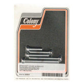 Colony, sprocket cover mount kit. Chrome Transmission Cover Mount Kits Colony