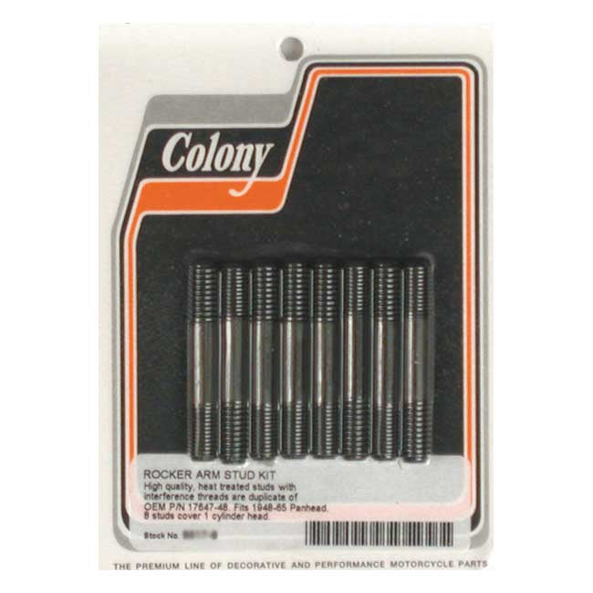 Colony, Panhead rocker arm stud set Cylinder Base Studs Colony