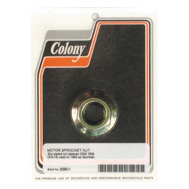Colony, motor sprocket nut Chain Drives Parts Colony