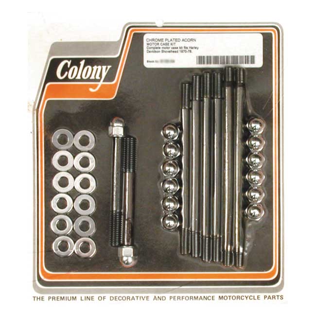 Colony Motor Case Kit 70 78 Ac Crankcase Bolt Kits Colony