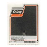 Colony, crankcase drain plug / oil pump plug. Black Oil Drain Plugs Colony