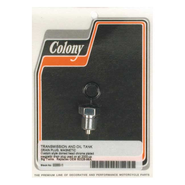 Colony, oil drain plug. Magnetic Oil Drain Plugs Colony