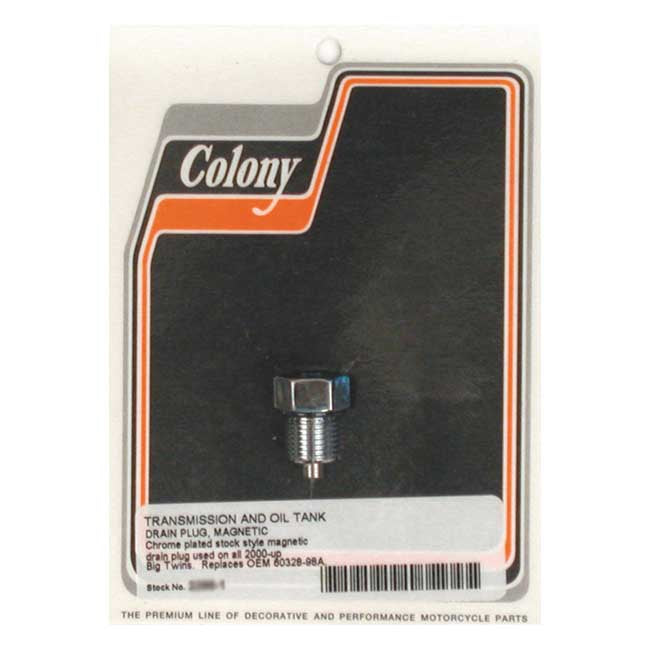 Colony Drain Mag Plug 00 17 Chr Oil Drain Plugs Colony