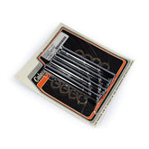 Colony, 57-E79 XL lower pushrod cover kit. Chrome Pushrod Covers Colony
