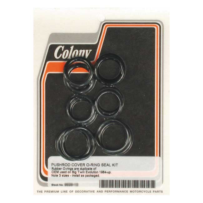 Colony, 84-99 pushrod cover seal kit Pushrod Seals Colony