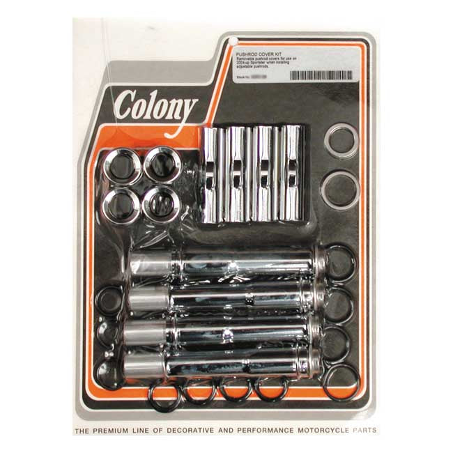 Colony, XL multiple-parts pushrod cover conversion kit Pushrod Covers Colony