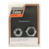 Colony axle nut kit. Front Wheel Axles Hardware Kits Colony
