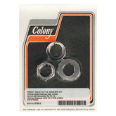 Colony axle nut & washer kit Wheel Axles Hardware Kits Colony