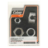 Colony rear axle nut & lock kit Wheel Axles Hardware Kits Colony
