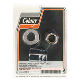 Colony axle spacer kit front, grooved Wheel Axles Spacers Colony