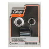Colony axle spacer kit front, smooth Wheel Axles Spacers Colony