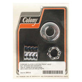 Colony axle spacer kit front, grooved Wheel Axles Spacers Colony