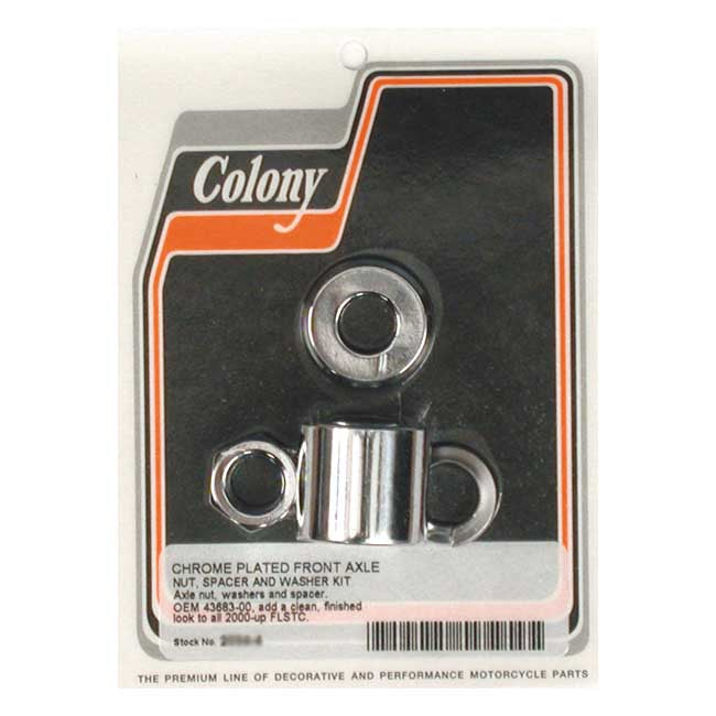 Colony Frt Axle Spacr 00 06 Flstc Wheel Axles Spacers Colony