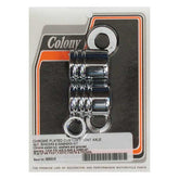 Colony axle spacer kit front, grooved Wheel Axles Spacers Colony