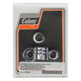 Colony axle spacer kit front, grooved Wheel Axles Spacers Colony