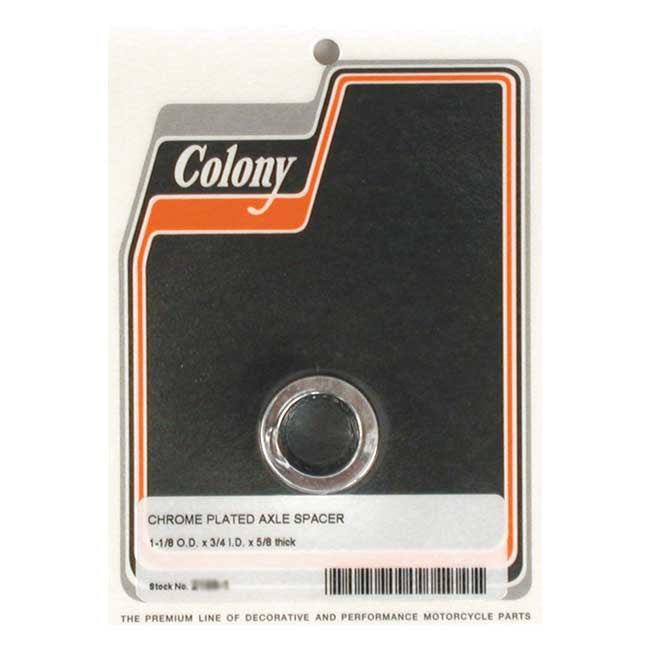 Colony univ. Axle spacer 5/8" long Wheel Axles Spacers Colony