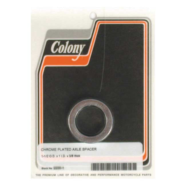 Colony univ. Axle spacers 3/8" long Wheel Axles Spacers Colony
