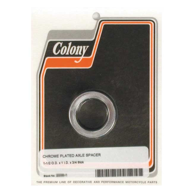 Colony univ. Axle spacers 3/4" long Wheel Axles Spacers Colony