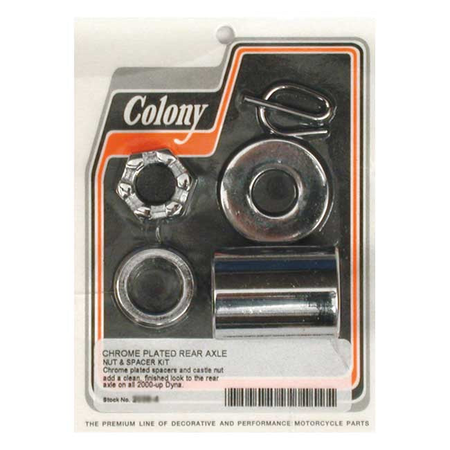 Colony Ch.Rr.Axl Sp.Kit00 05 Dyna Wheel Axles Spacers Colony