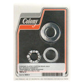 Colony axle spacer kit rear, grooved Wheel Axles Spacers Colony