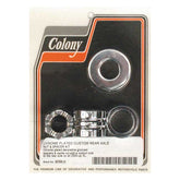 Colony axle spacer kit rear, grooved Wheel Axles Spacers Colony