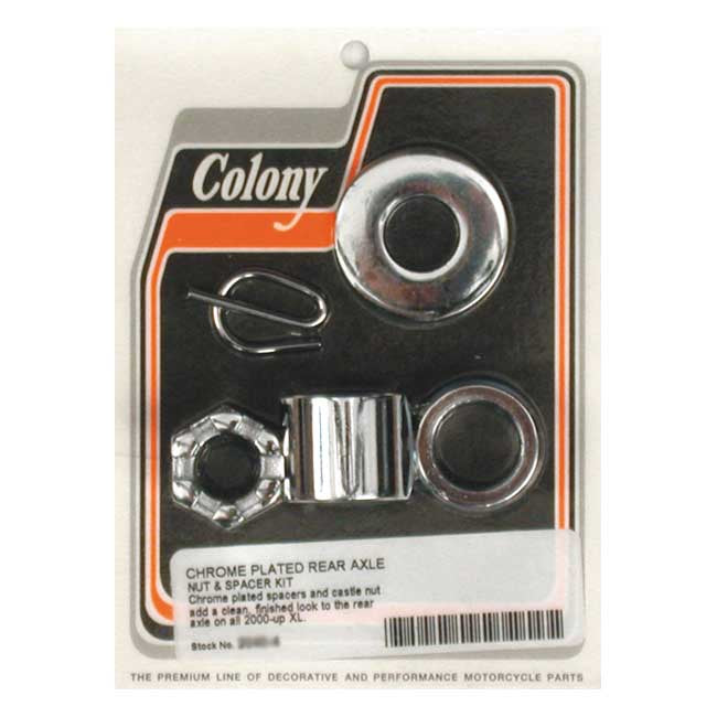 Colony Ch.Rr.Axle Sp.Kit 00 03 Xl Wheel Axles Spacers Colony
