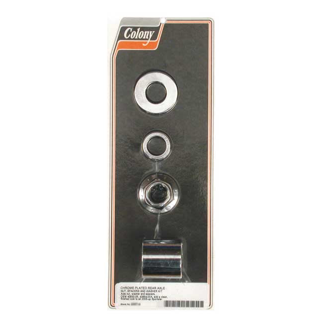 Colony Spacer Rr Axle 05 07 Xl Wheel Axles Spacers Colony