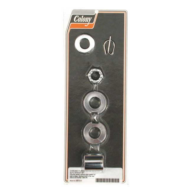 Colony axle spacer kit rear, smooth Wheel Axles Spacers Colony