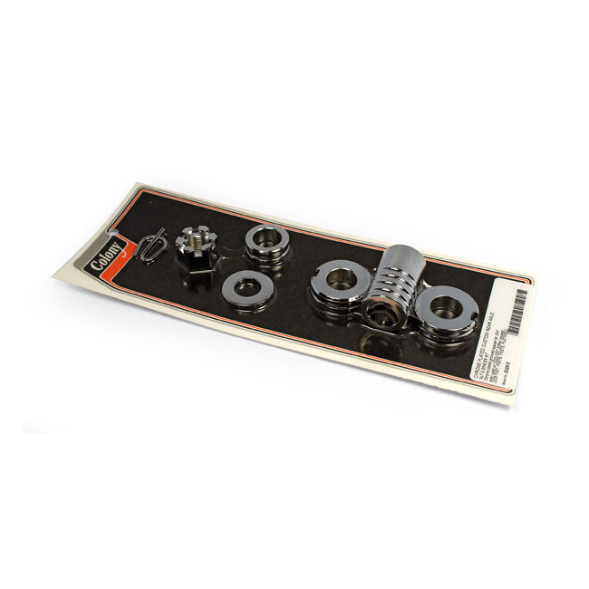 Colony axle spacer kit rear, grooved Wheel Axles Spacers Colony