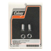 Colony valve stem caps. Medium length Tire Valve Stems And Caps Colony