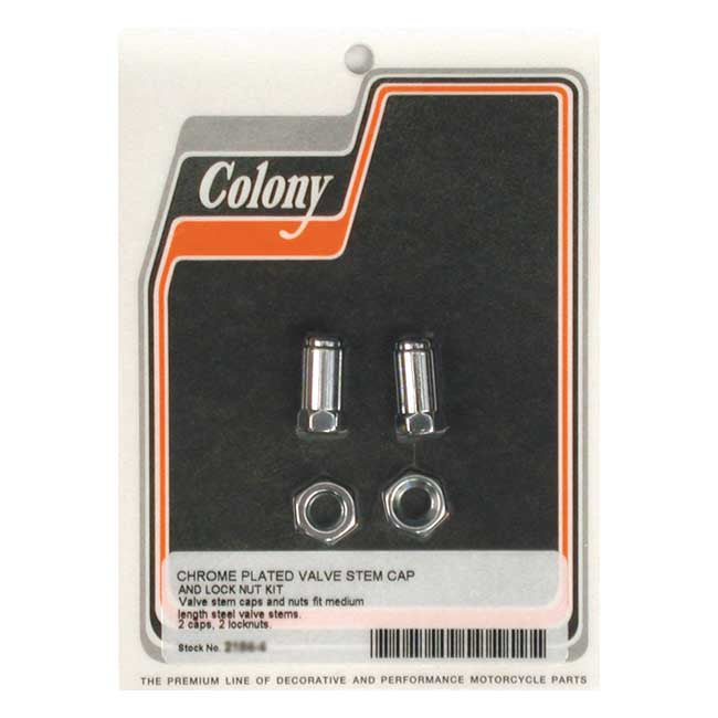Colony valve stem caps. Medium length Tire Valve Stems And Caps Colony