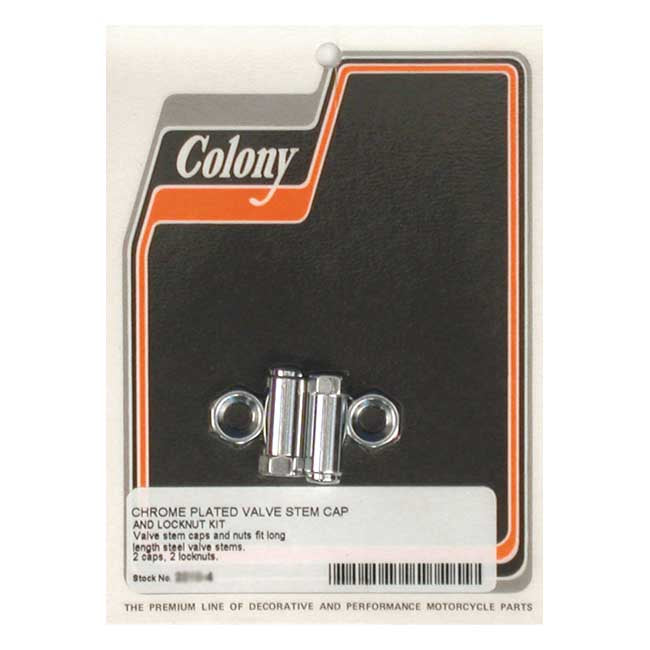 Colony valve stem caps. Long length Tire Valve Stems And Caps Colony