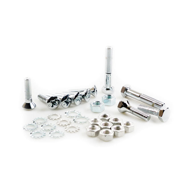 Colony, rear fender mount kit. Chrome Fender Mount Kits Colony