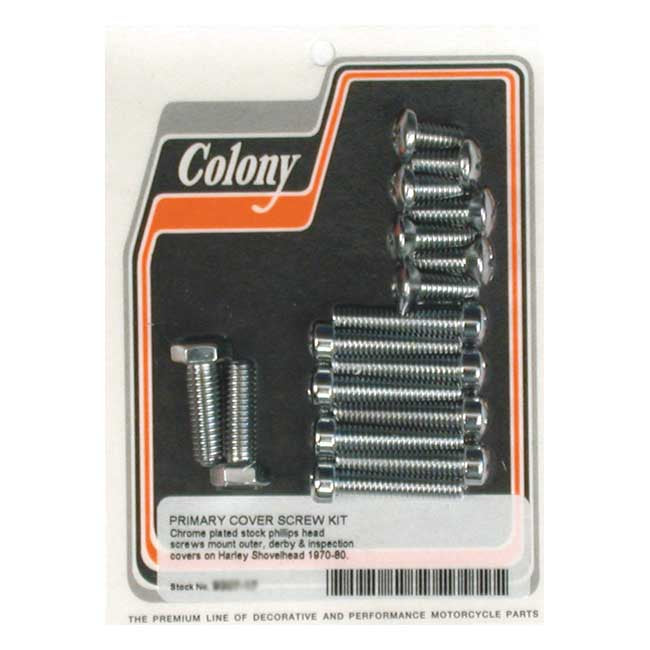 Colony primary mount kit phillips head, chrome Primary Mount Kits Colony