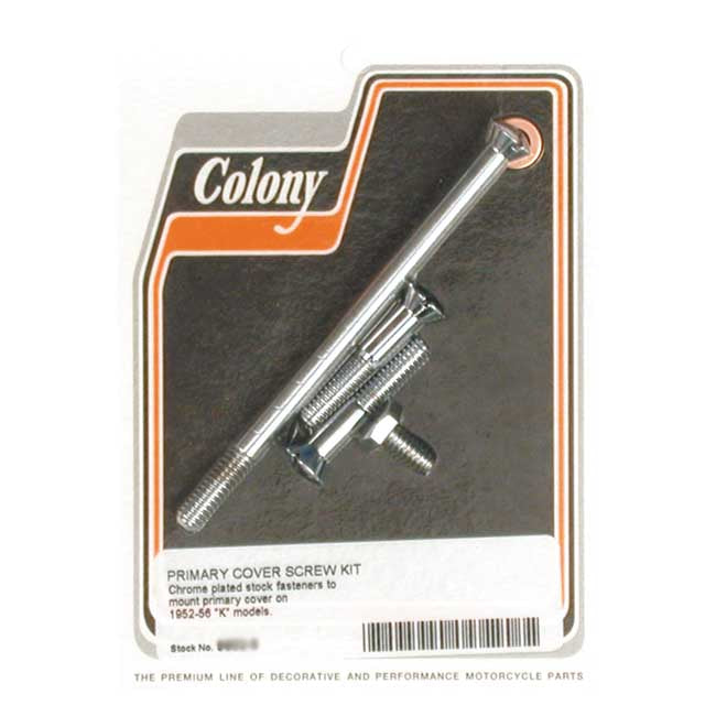 Colony primary mount kit slotted head, chrome Primary Mount Kits Colony