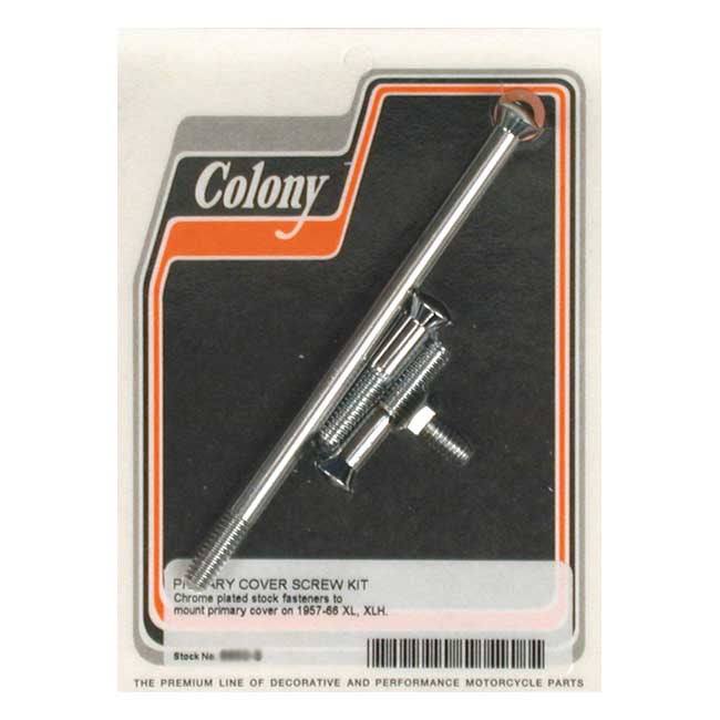 Colony primary mount kit slotted head, chrome Primary Mount Kits Colony