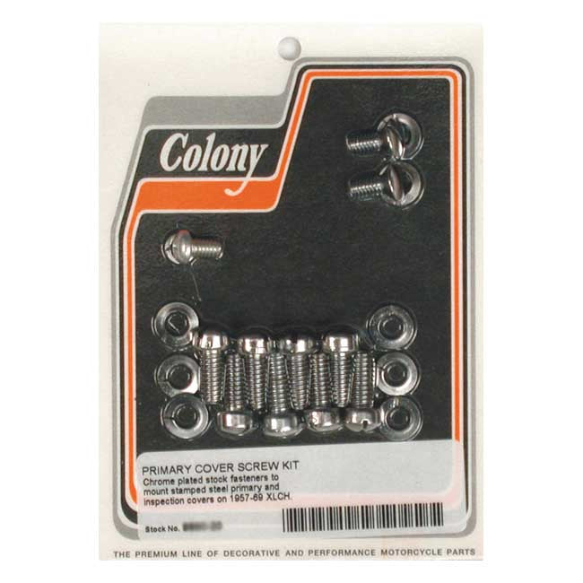 Colony primary mount kit slotted head, chrome Primary Mount Kits Colony