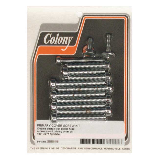 Colony primary mount kit phillips head, chrome Primary Mount Kits Colony