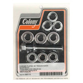 Colony, transmission mount kit. Chrome Transmission Mounting Kits Colony