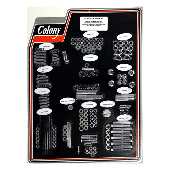 Colony motor screw set Motor Screw Kits Colony