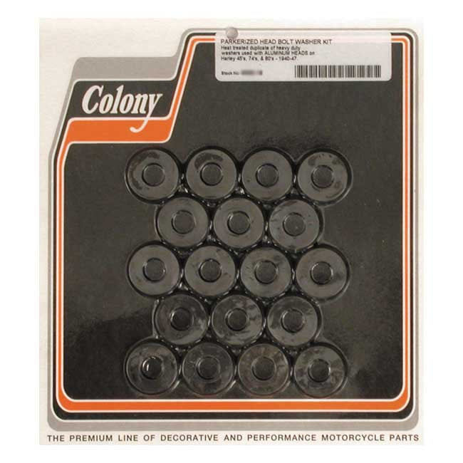 Colony head bolt washer set. Black Cylinders/Heads Mount Kits Colony